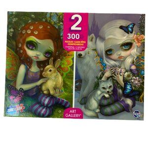 2 Art Gallery 300 Pcs Puzzles Jasmine Becket Griffith Winter Fairy Sure-Lox TCG
